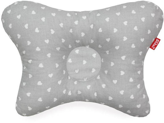 SCAMP Polštářek Little Heart White Gray