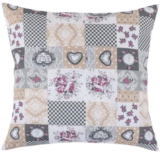 BELLATEX DITA polštářek 45 × 45cm 55/408 - patchwork love