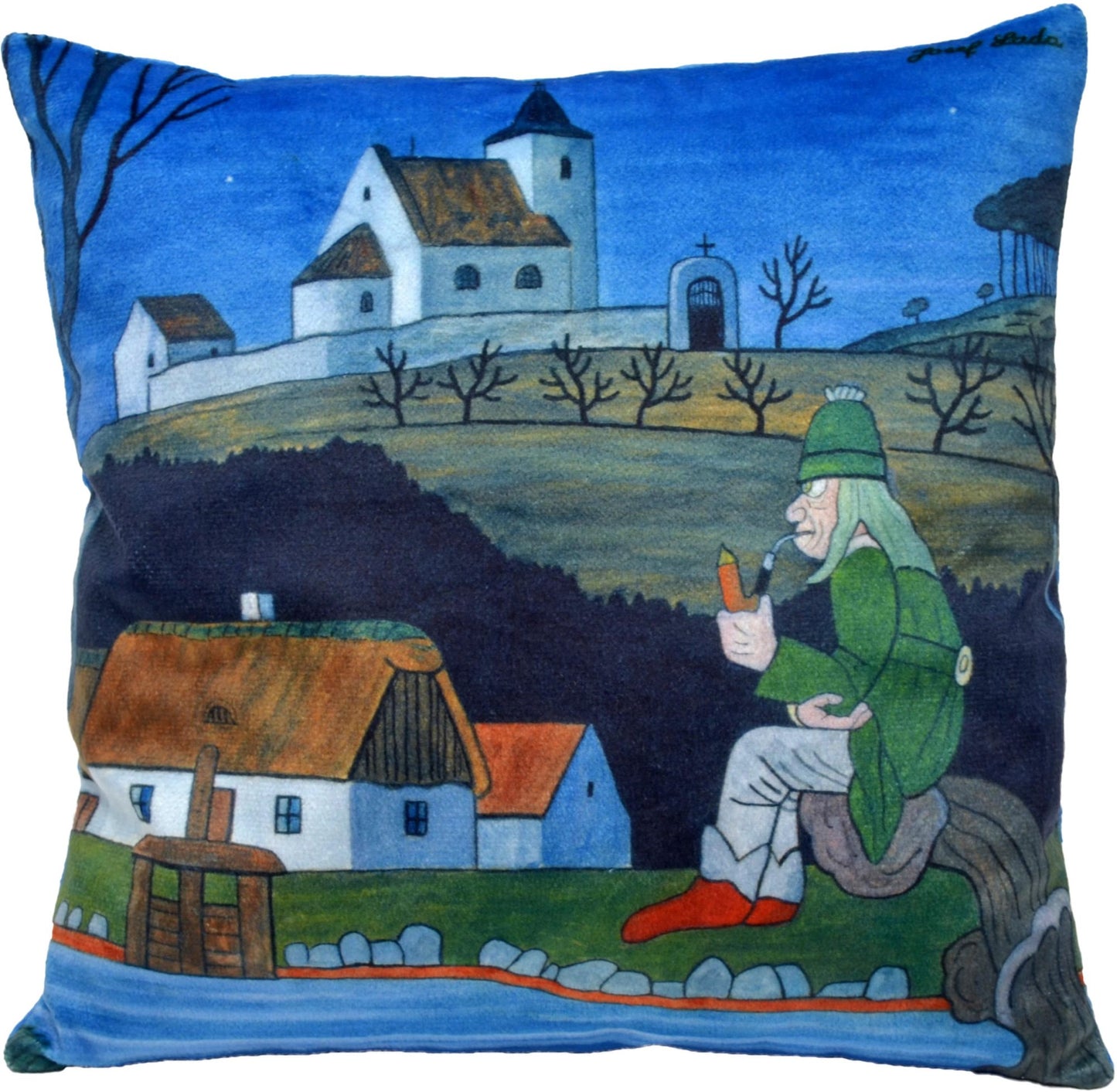 Polštář 25x25 cm Lada, Vodník