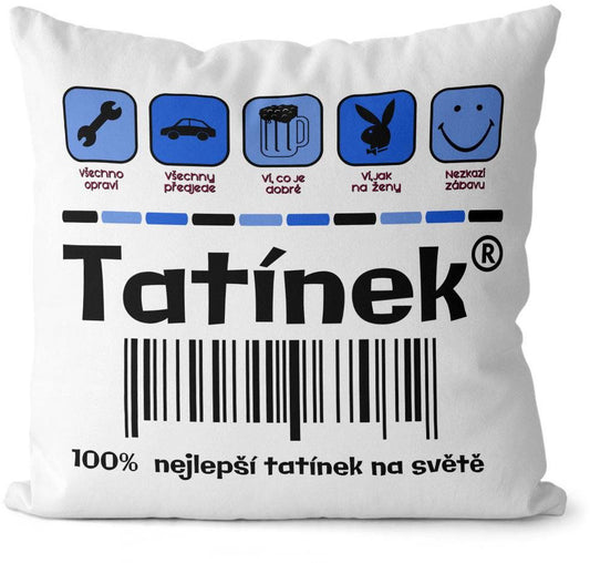 Impar Polštářek Tatínek 100%