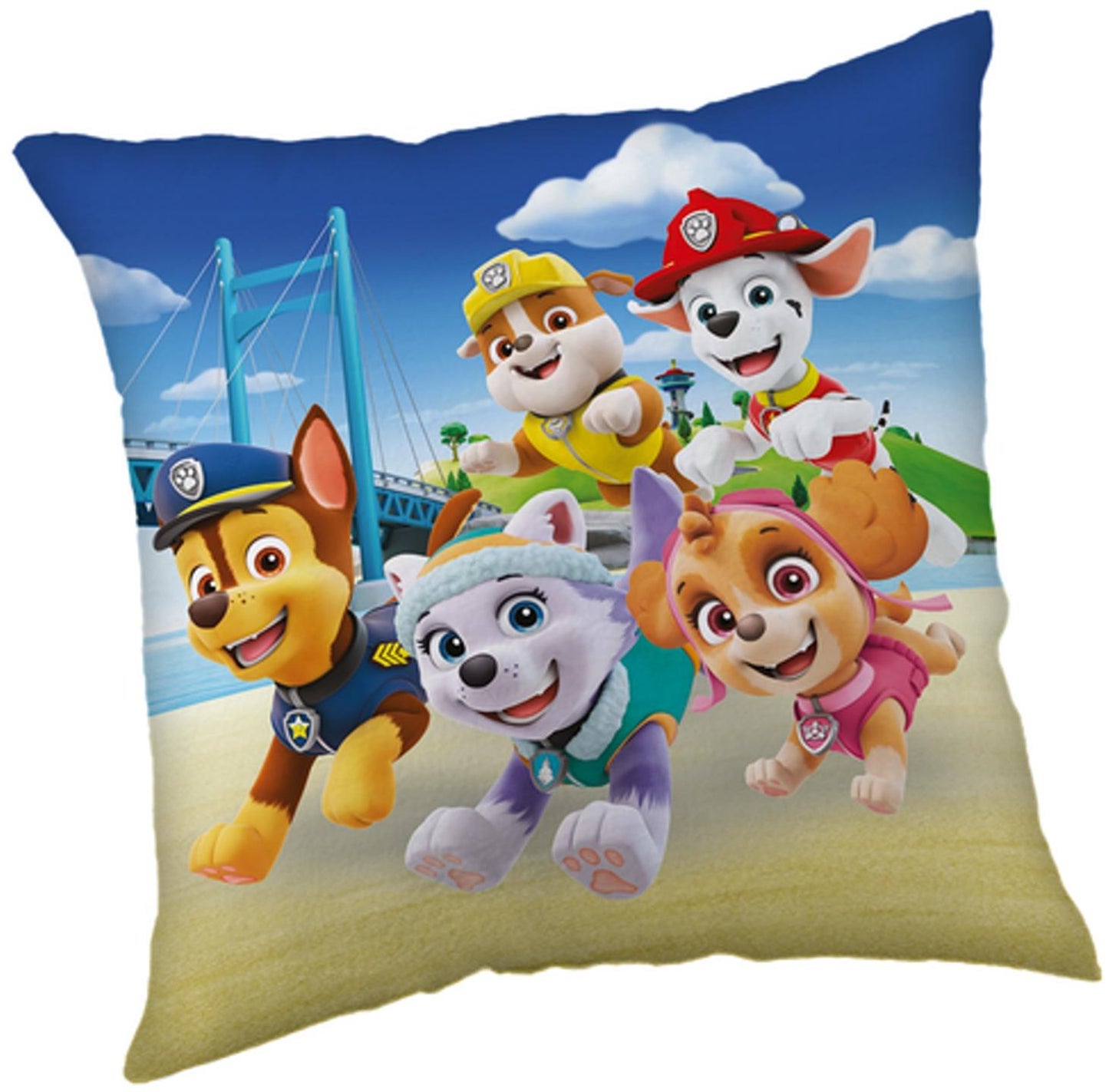 Jerry Fabrics Polštářek Paw Patrol Bridge 40 × 40 cm