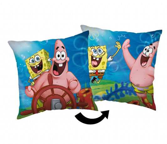 Jerry Fabrics Polštářek Sponge Bob Sea 40 × 40 cm